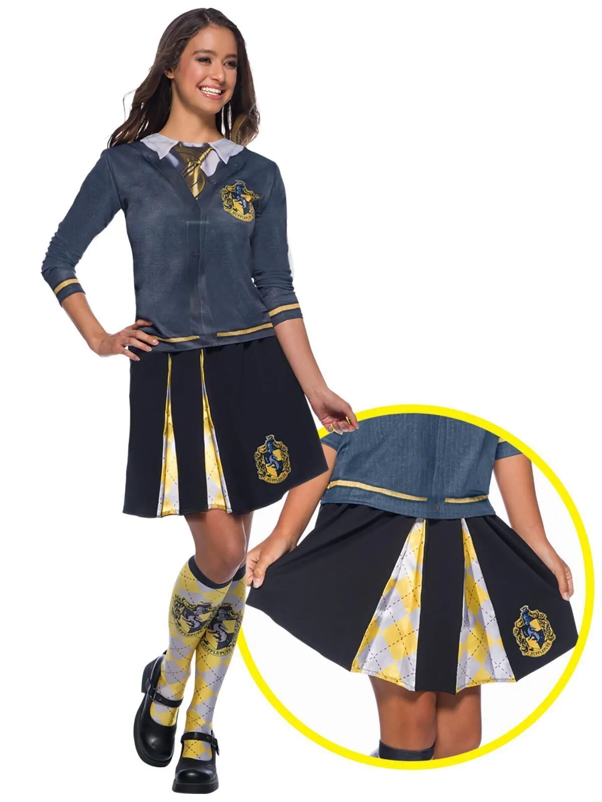 Rubies Hufflepuff Adult Skirt Child 1 Rubies Hufflepuff Adult Skirt Child