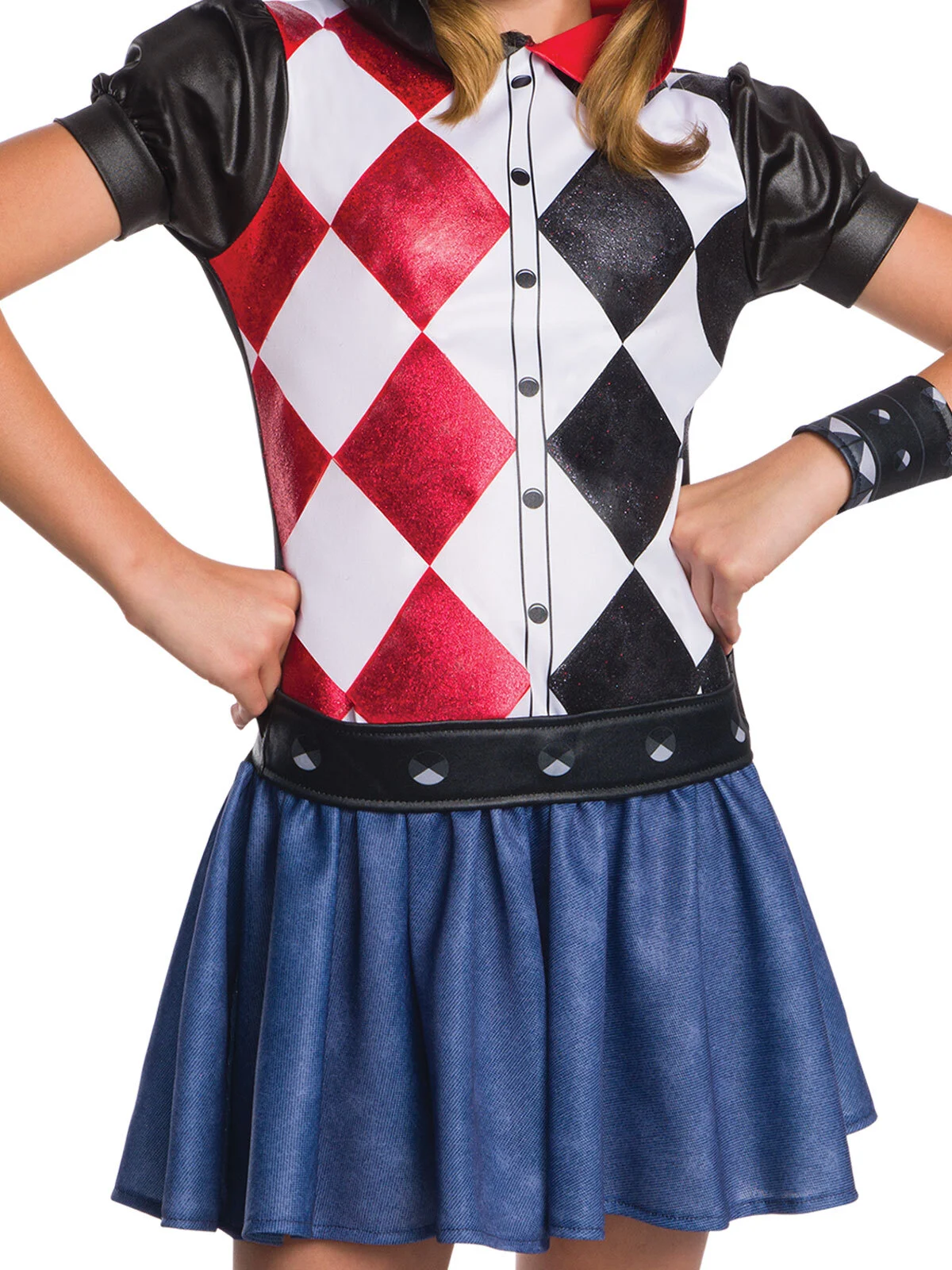 Rubies Harley Quinn Dcshg Hoodie Costume Small 3 Rubies Harley Quinn Dcshg Hoodie Costume Small - Image 3
