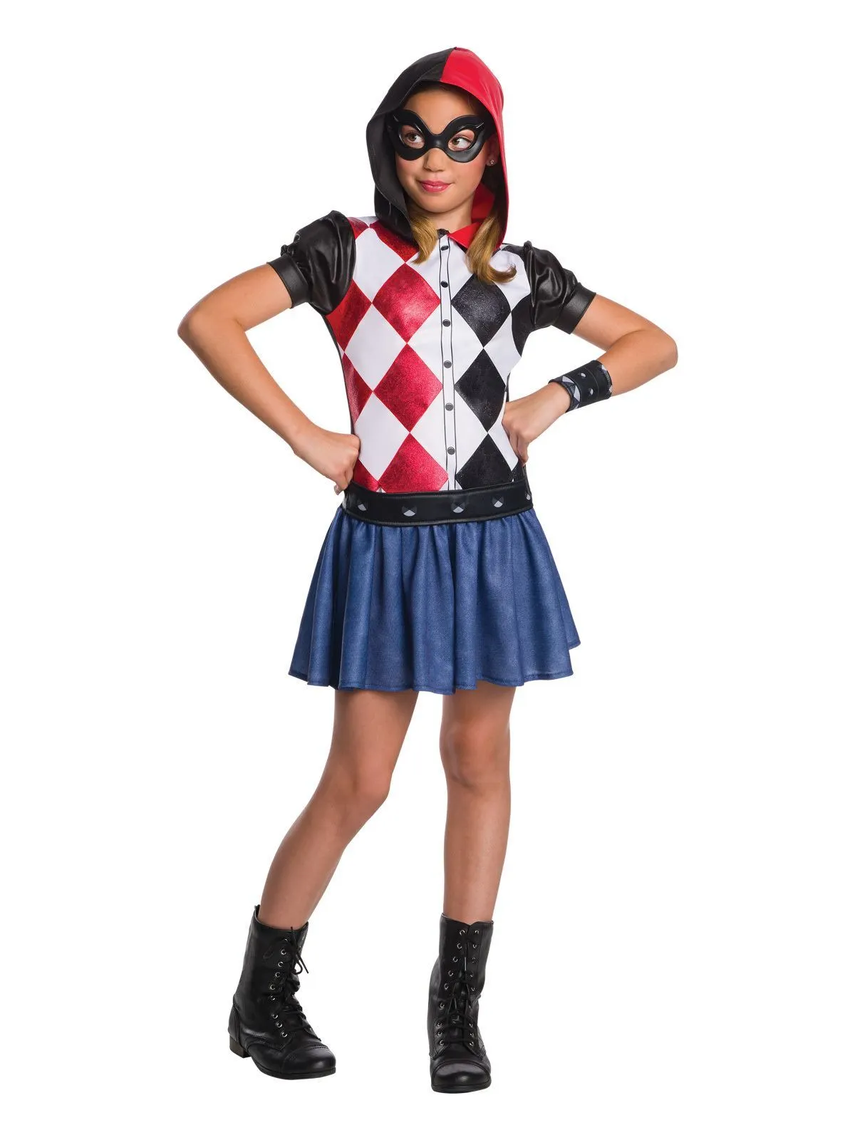 Rubies Harley Quinn Dcshg Hoodie Costume Small 1 Rubies Harley Quinn Dcshg Hoodie Costume Small