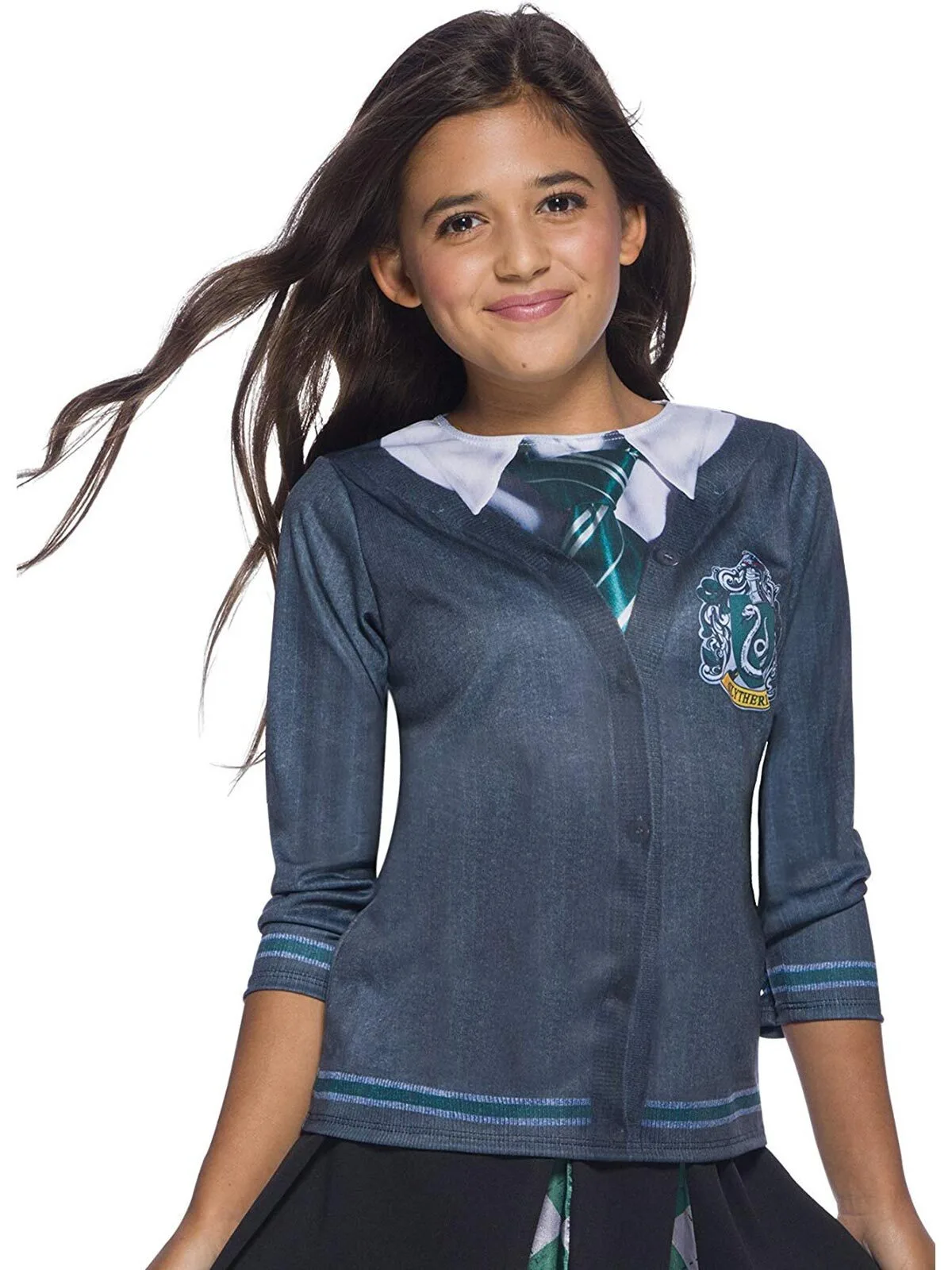 Rubies Slytherin Costume Top Medium 2 Rubies Slytherin Costume Top Medium - Image 2