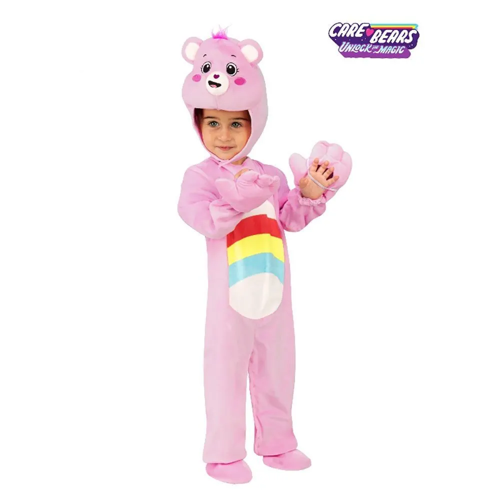 Rubies Carebears Cheer Bear Costume - Size Toddler 1 Rubies Carebears Cheer Bear Costume - Size Toddler
