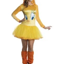 Rubies Tweety Hooded Tutu Dress Adult Small