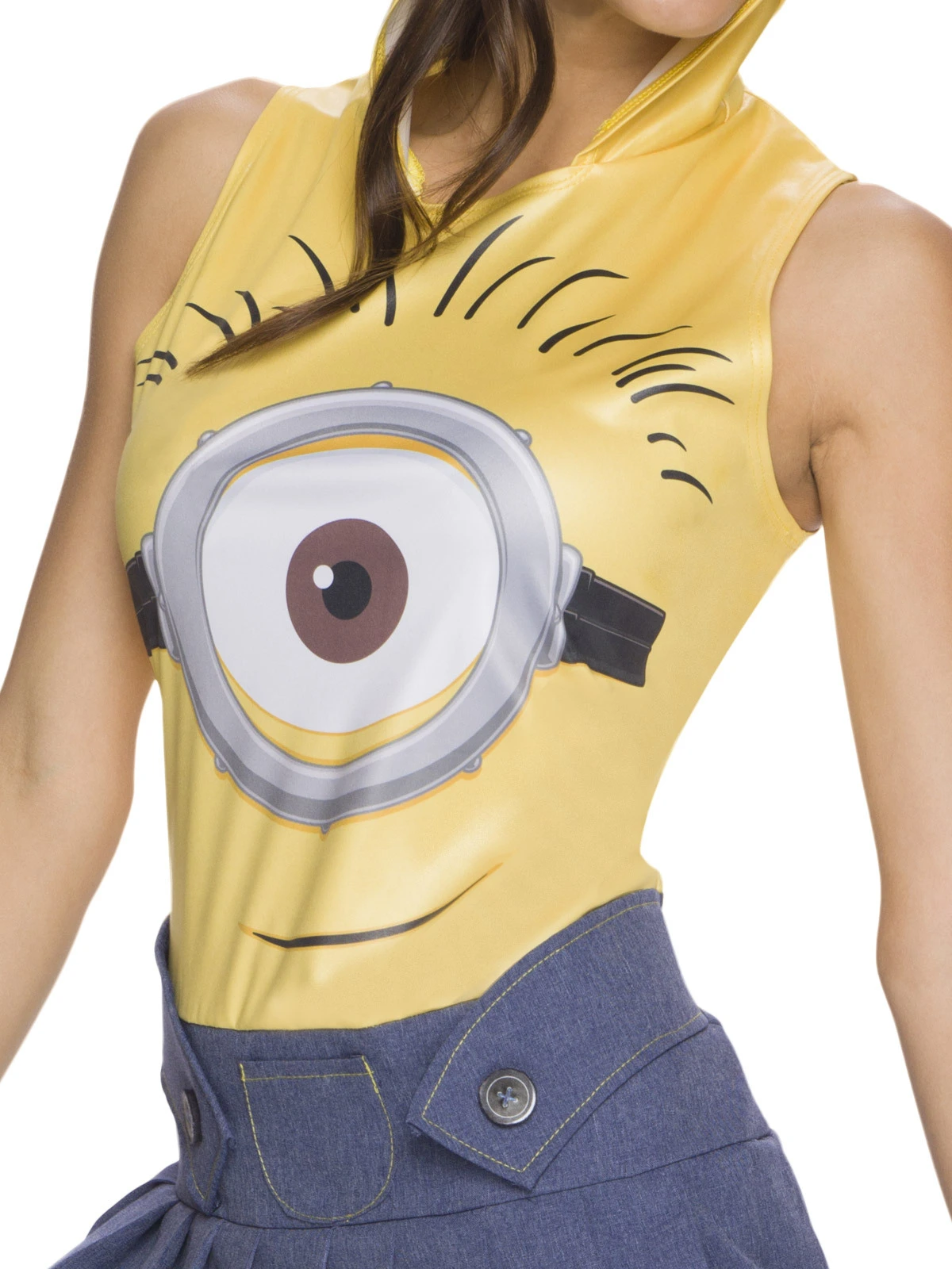Rubies Minion Face Dress Adult - Size S 2 Rubies Minion Face Dress Adult - Size S - Image 2