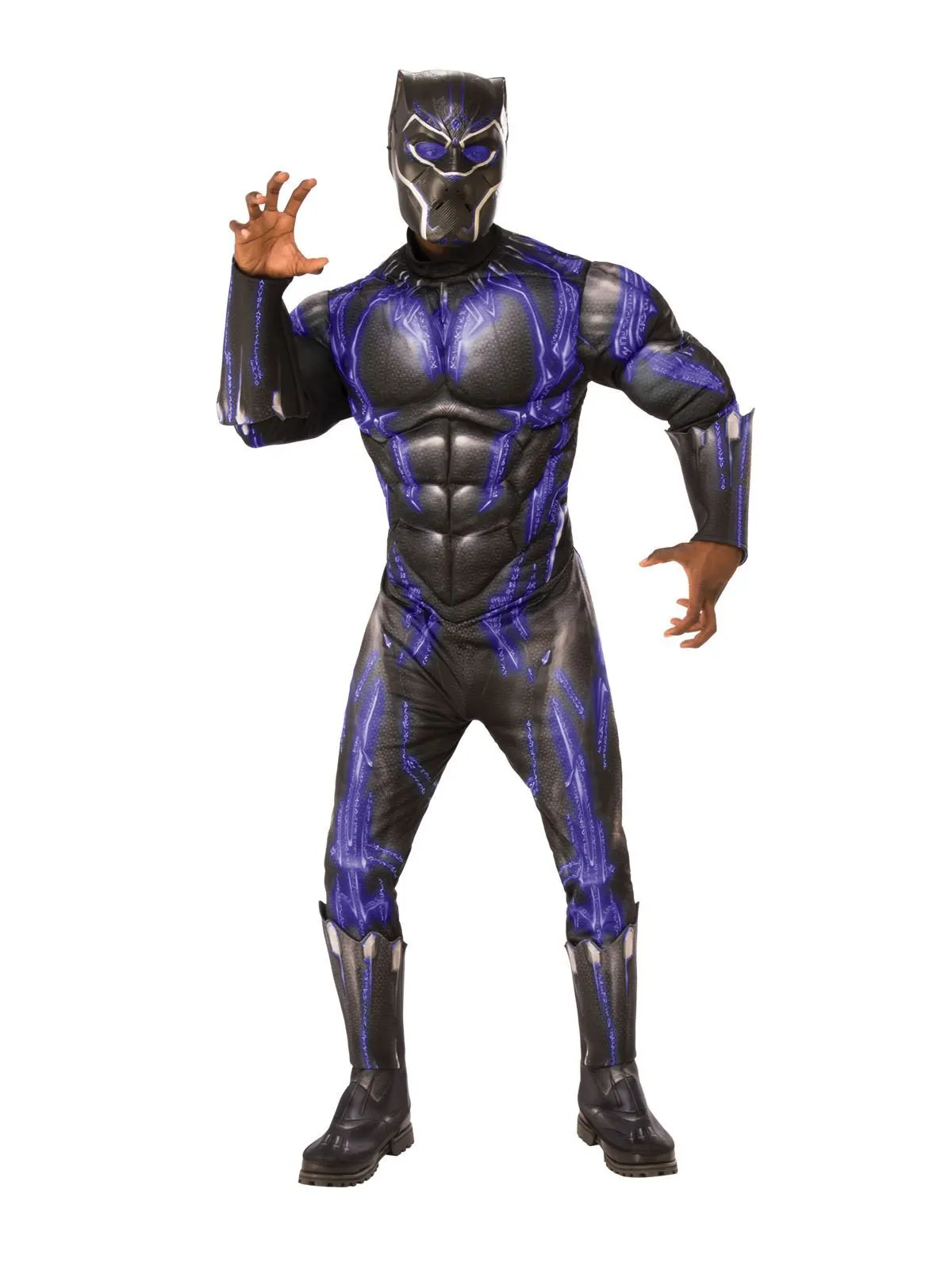 Rubies Black Panther Battle Costume Adult Standard 1 Rubies Black Panther Battle Costume Adult Standard