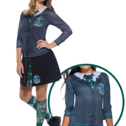 Rubies Slytherin Costume Top Adult Small