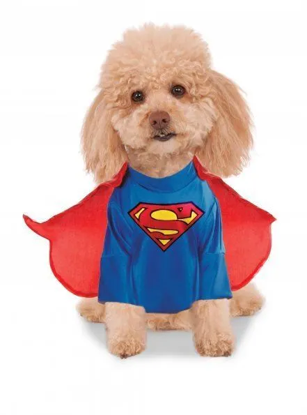 Rubies Superman Deluxe Pet Costume Small 1 Rubies Superman Deluxe Pet Costume Small