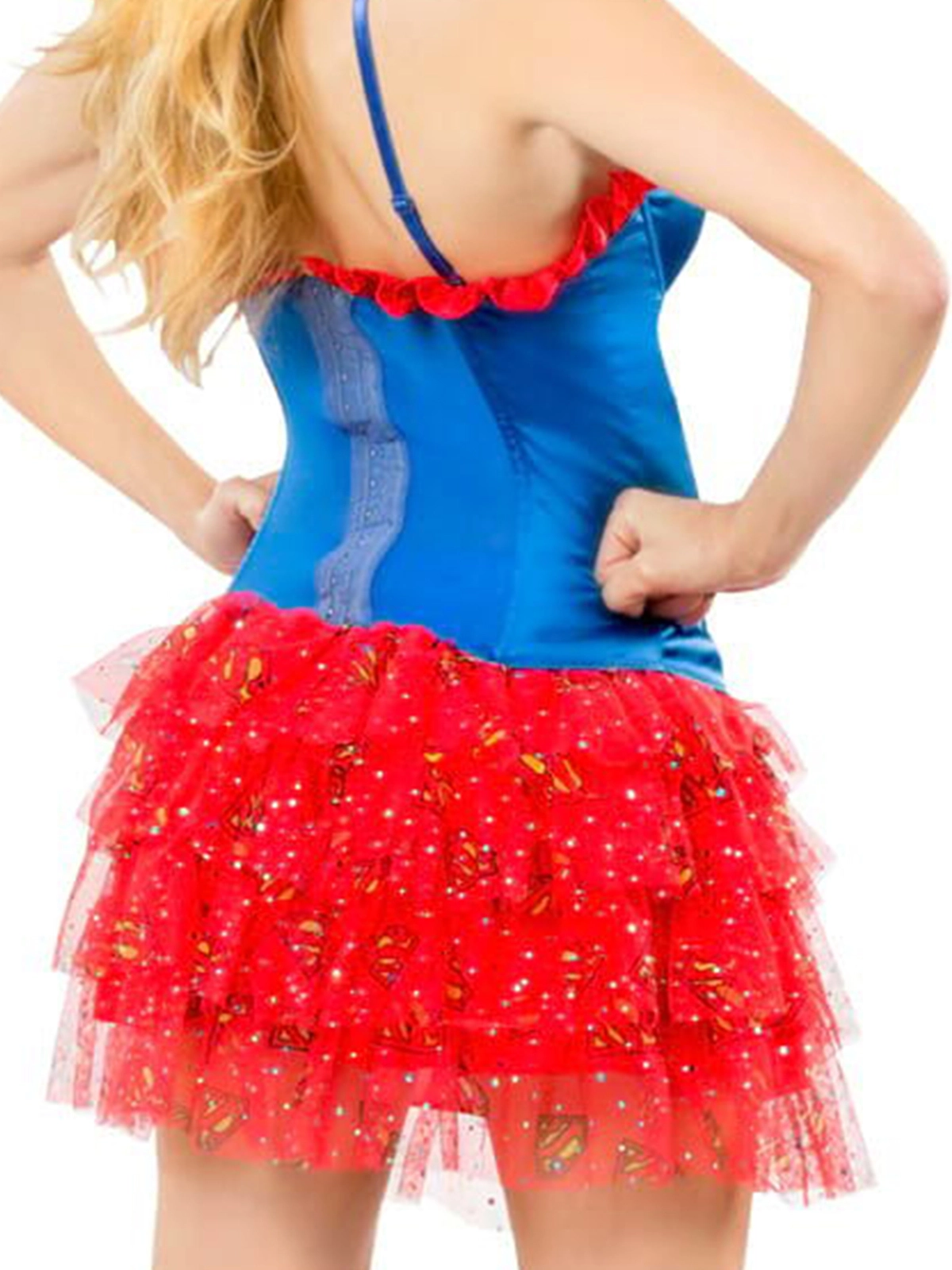 Rubies Supergirl Skirt With Sequins Teen Standard 2 Rubies Supergirl Skirt With Sequins Teen Standard - Image 2