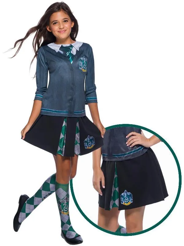 Rubies Slytherin Child Skirt Medium 1 Rubies Slytherin Child Skirt Medium