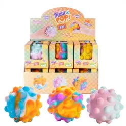 MDI Push & Pop Ball Sensory Toy -Party Decoration Shop YD PPB 4